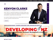 Tablet Screenshot of kenyonclarke.com